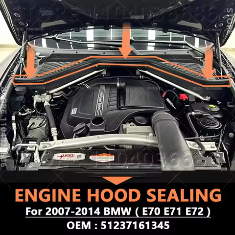 For 2007-2014 E70 E71 E72 BMW X5 X6 M Engine Hood Sealing Gasket 51237161345