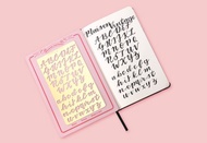 書法手帳繪圖板 Brush lettering