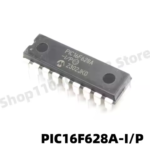 1PCS Original authentic direct plug PIC16F628A-I/P 16F628A DIP16 8-bit microcontroller-MCU