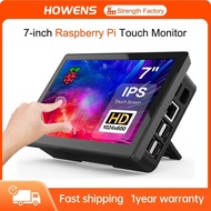 4CS4 HOWENS Portable 7 inch Touch LCD Raspberry Pi 3 4  Screen Industrial Monitor 1024x600 Support H