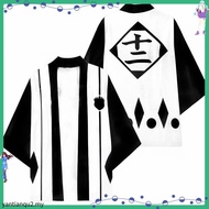 Anime Bleach Gotei 13 Cosplay Costumes Cloak Kimono Haori