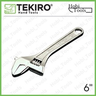 TEKIRO 6" WRENCH (CHROME EU TYPE) - ADJUSTABLE WRENCH 6 INCH