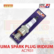 UMA RACING IRIDIUM SPARK PLUG AC7R31 SHORT THREAD
