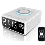 CD clock radio G keni CD player alarm clock with snooze &amp; dual alarm functions Supports CD/FM/USB/AUX/Blue modes, etc. Speaker FM radio desk LED display