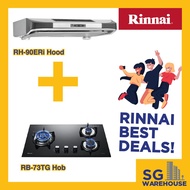 [RB-73TG Cooker Hob & RH-90ERi Hood] RINNAI BEST DEAL