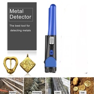 Blue Detektor Emas Logam Presisi Metal Detector Handheld Silver Gold