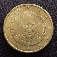 Koin Kuno Vatican Euro 50 Cents Franciscus K-5008