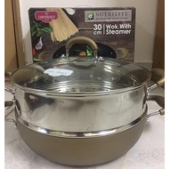 Brand new Amway Nutrilite Swiss 30cm Wok with Steamer (Only1)