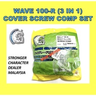 WAVE100-R COVER SET SKREW FULL SET WAVE 100 R BODY CVOER SKREW SET WAVE100R BODY COVER SKREW COMPLET