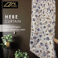 homecurtain - H37 Hebe Hook/Eyelet Flower Curtain (220cm Height)
