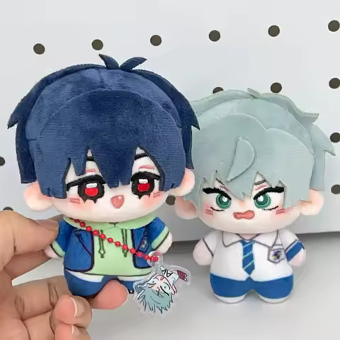 ALNST Ivti Anime ALIEN STAGE Ivan Till 10CM Cotton Body Backpack Pendant Plushie Keychain Cosplay Bi