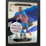 Panini Soccer Card 2020 Impeccable Premier League Jordan Ayew Crystal Palace #41 Stainless Stars /57