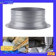 <ZISG> 4-10inch Round Pipe Flange Aluminum Tube Air Ventilation Hose Connector Exhaust