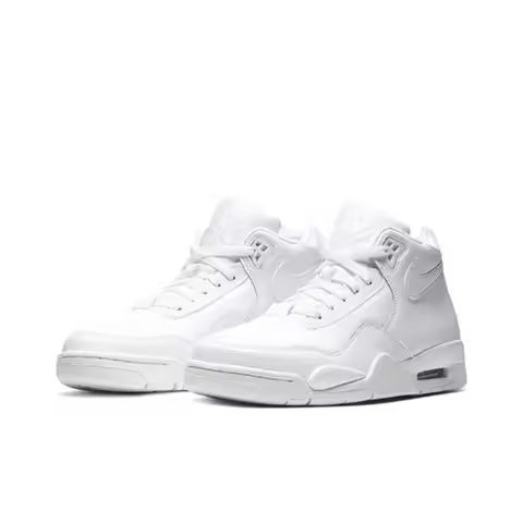 Nike Flight Legacy Mid-Top Retro Basketball Shoes Unisex White BQ4212-101