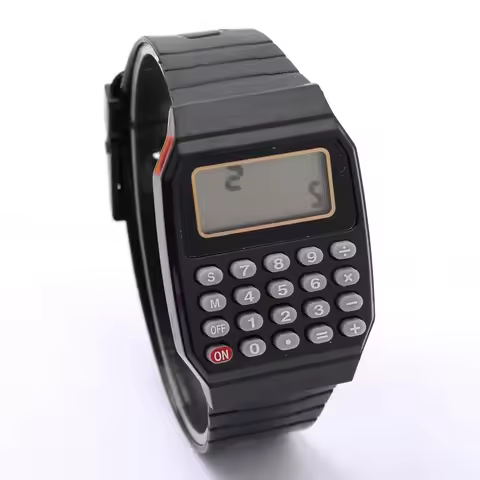 Women Watches Fashion Electronic Watch Digital Student Calculator Watch Children Electronic Watch Ti