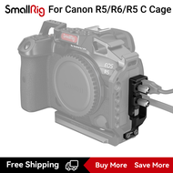 SmallRig HDMI และ USB-C ตัวหนีบสายเคเบิ้ลสำหรับ Canon EOS R5 / R6/ R5 C 2981B กรง