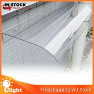 Window Canopy Patio Awning Canopy No Brackets Awning Door Canopy Wall Mounted with Screws Transparen