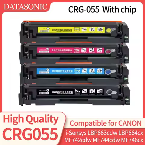 (With chip)CRG-055 CRG055 CRG-055H Toner Cartridge Compatible for Canon Image CLASS MF746Cx MF742Cdw