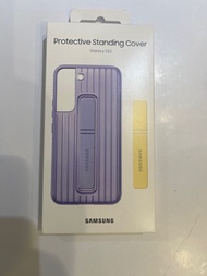 Samsung 三星 Galaxy S22 S22+ Protective Standing Cover Case 立架式保護套 紫色 陳列室自取送 保護貼 一張(數量有限)  s22 Ultra $78