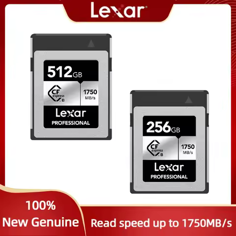Lexar Original CFexpress Type B Silver Card 128GB 256GB 512GB CF Express Digital Memory Card for RAW