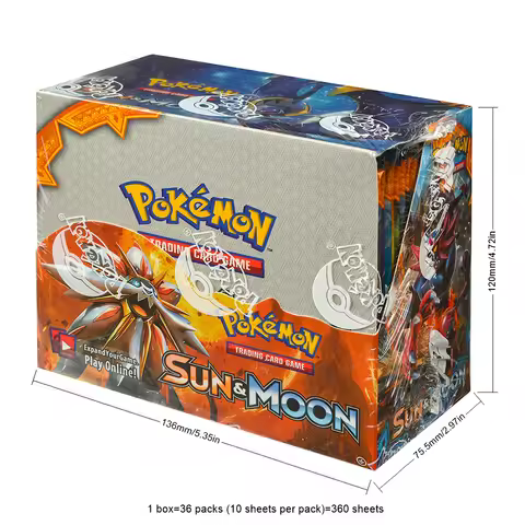 10 Pack Pokemon Cards 151 Team up Sun & Moon Thunder English Trading Card Game Evolutions Booster Co
