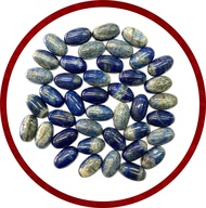 Natural Stone Lapis Lazuli ขนาดOV15x25mm หนา8mm วัตถุมงคลเสริมดวงโชคดี หินนำโชค หินแท้ลาพิส ลาซูลี่ ทุกเม็ดของแท้จากธรรมชาติ พลังของหินได้เพิ่มโชคลาภ รวยๆ เฮงๆ เหมาะสำหรับวางบนโต๊ะทำงานหรือใส่วางกระเป๋า หรือใส่ในขวดแก้วตกแต่งบ้านเสริมมงคลตามหลักฮวงจุ้ย