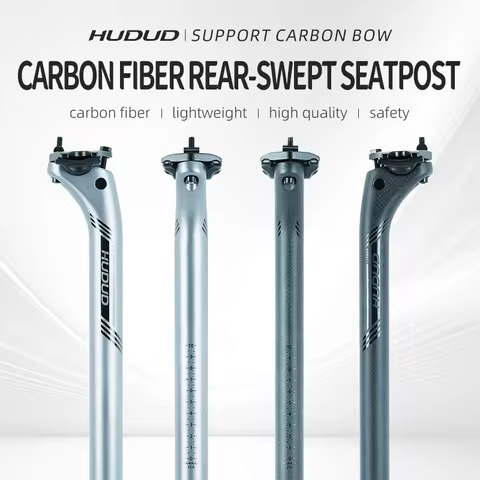 HUDUD SP01 Road Bike Carbon Fiber Seatpost Mountain Bike Seatpost Full Carbon Seatpost 27.2 30.9 31.