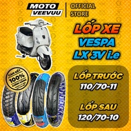 [MTVV] Motorcycle tire cover for VESPA LX 3V i.e BRANDS Original Size Front 110/70-11 Rear 120/70-10
