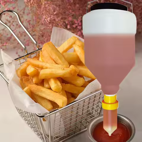 3.5L Hanging Sauce Dispenser Squeeze Bottle Sauce Bottle Sauce Squeeze Bottle Hanging Sauce Dispense