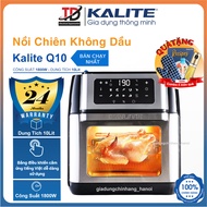 Nồi Chiên Không Dầu Kalite Q10 1800w -10Lit - Kèm 8 Phụ Kiện Nấu - Bảo Hành Chính Hãng 24 Tháng