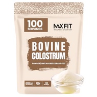 MAX FIT Colostrum Powder Supplement, Bovine Colostrum Powder, Powerful First Milk | Concentrated Eas