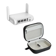 GL-SFT1200 (Opal) Secure Travel WiFi Router & GL.iNet Gadget Organizer Case for Travel Routers (Blac