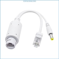 VIVI Waterproof Active 48V to 12V PoE Splitter Adapter for Camera VoIP Phone