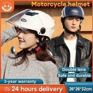 passion Half Helmet Motor Double Lens Topi Keledar Motor Helmet Motorcycle Helmet Open Face Helmet Motor Murah Malaysia