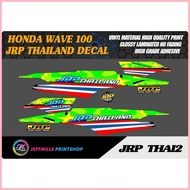 ✓ ✹ Honda Wave 100 Jrp Thailand Sticker Decal