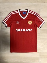 曼聯 復古波衫 Adidas SHARP 10號 細碼 復刻 球衣