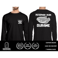 Farmer's T-Shirt Young Boss Long-Sleeved Fish Farmer's T-Shirt - Kaosilogis