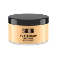 Sacha Buttercup Setting Powder – Medium to Deep  Tones Translucent Loose Face Powder, Flashback-Resi