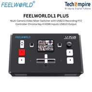 FEELWORLD LIVEPRO L1 V1 Multi Camera Video Mixer Switcher LCD Screen 4 HDMI Input USB3.0 Live Stream