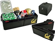 Picnic at Ascot California Berkeley University Licensed Golden Bears Heavy Duty Rigid Base Trunk Organizer with 28 Can Capacity Leak Proof Cooler- Adjustable Dividers - 30" wide x 15" deep