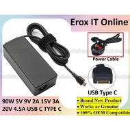 ASUS LAPTOP CHARGER 90W 5V 9V 2A 15V 3A 20V 4.5A Type C Adapter Charger