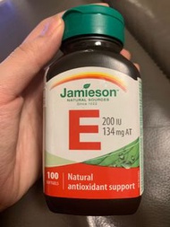 (全新) Jamieson 天然維他命E (200IU) 100粒