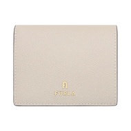 Furla Women's Compact Bifold Wallet with Coin Pocket - Onyx/Nero Camellia Leather