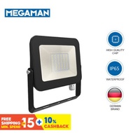 Megaman LED Flood Light Spotlight IP65 BK Ideal For Facade and Large Open Space Illumination (100W/3