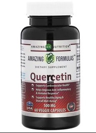🌈 洋蔥素/ 二水槲皮素 / 槲皮素 🌈Amazing Nutrition Quercetin 500 毫克 60 粒素食膠囊 🌈 使用方式 作爲膳食補充劑，成年人每日 1 粒素食膠囊，建議隨餐服用 