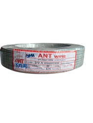 ANT สายไฟอ่อน สายไฟ VFF ขนาด2x0.5 2x1 2x1.5 2x2.5 สายไฟDC สายอ่อนสายฉีกได้ สายไฟSpeaking wire สายทอง