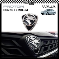 PROTON New Design Chrome Logo Emblem Front & Rear Waja