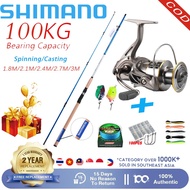 Shimano fishing reel abu garcia rod spinning set combo pancing murah joran pancing set batang pancin