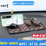 MG Car multifunctional dashboard anti slip pad navigation phone holder parking sign car center conso