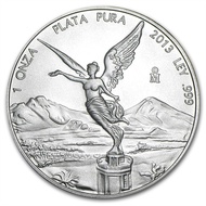 2013 Mexican Libertad 1 oz .999 Silver Coin Bu 1oz